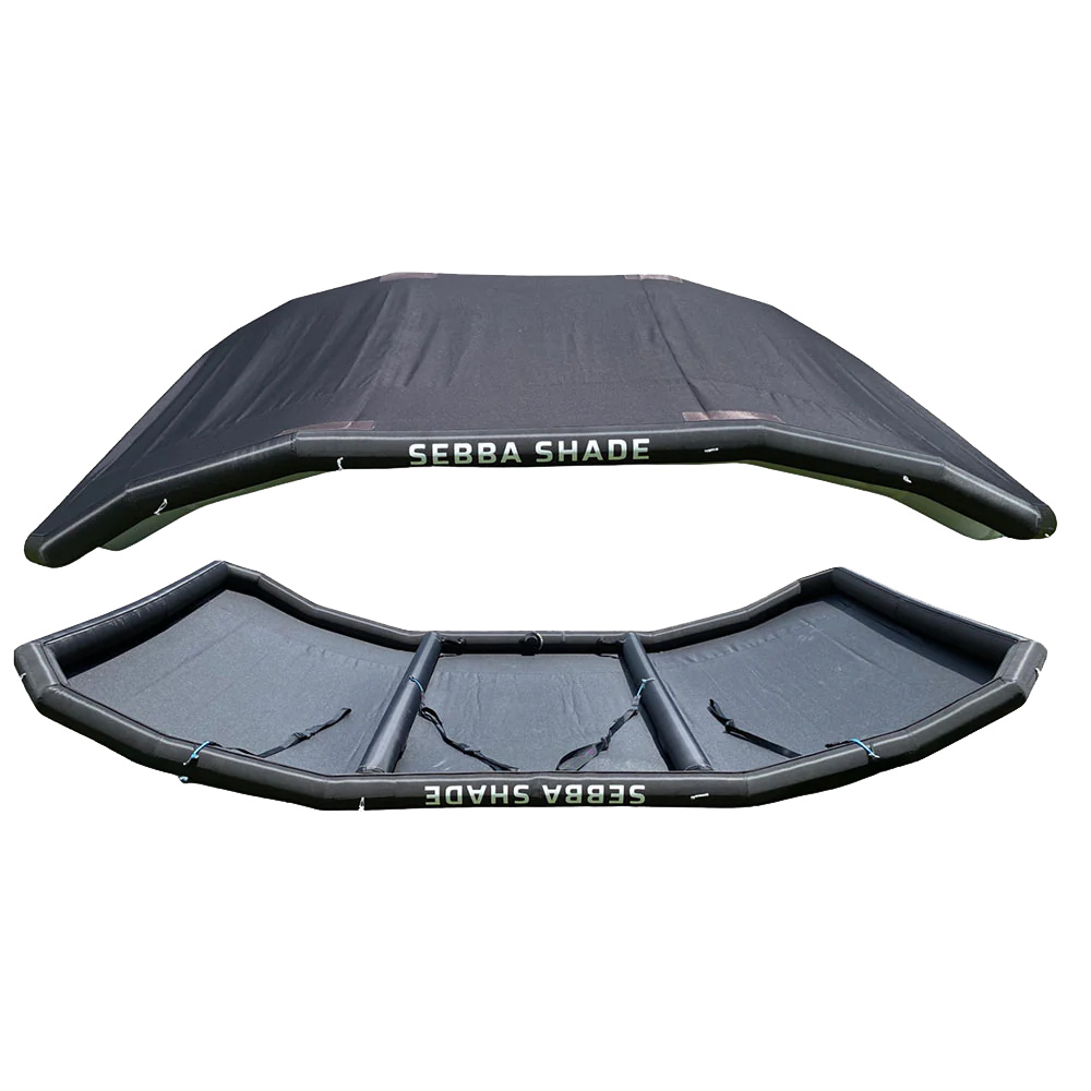 Image 1: Sebba Shade 6 x 9 ft. Black Sun Shade f/Boats Up To 28'