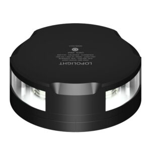 Image 1: Lopolight 360-Degree Anchor Light - 2NM - Black Housing w/FB Base
