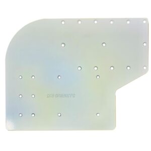 Image 1: Sea Brackets Large Offset Trolling Motor Plate f/Minn Kota Quest