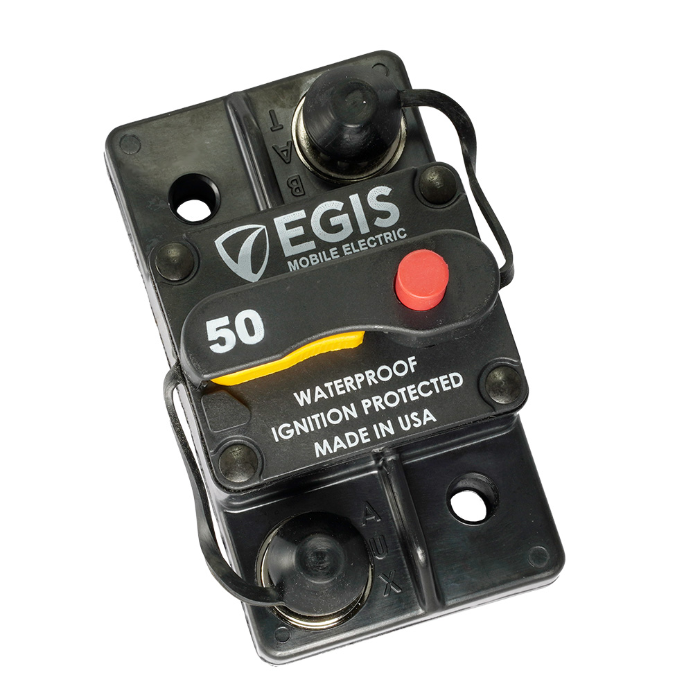 Image 1: Egis 50A Surface Mount Circuit Breaker - 285 Series