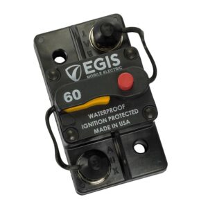 Image 1: Egis 60A Surface Mount Circuit Breaker - 285 Series