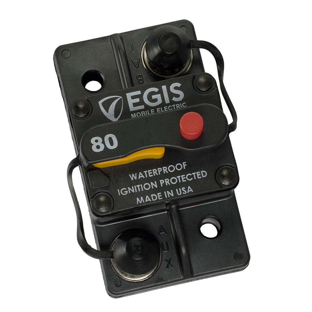 Image 1: Egis 80A Surface Mount Circuit Breaker - 285 Series