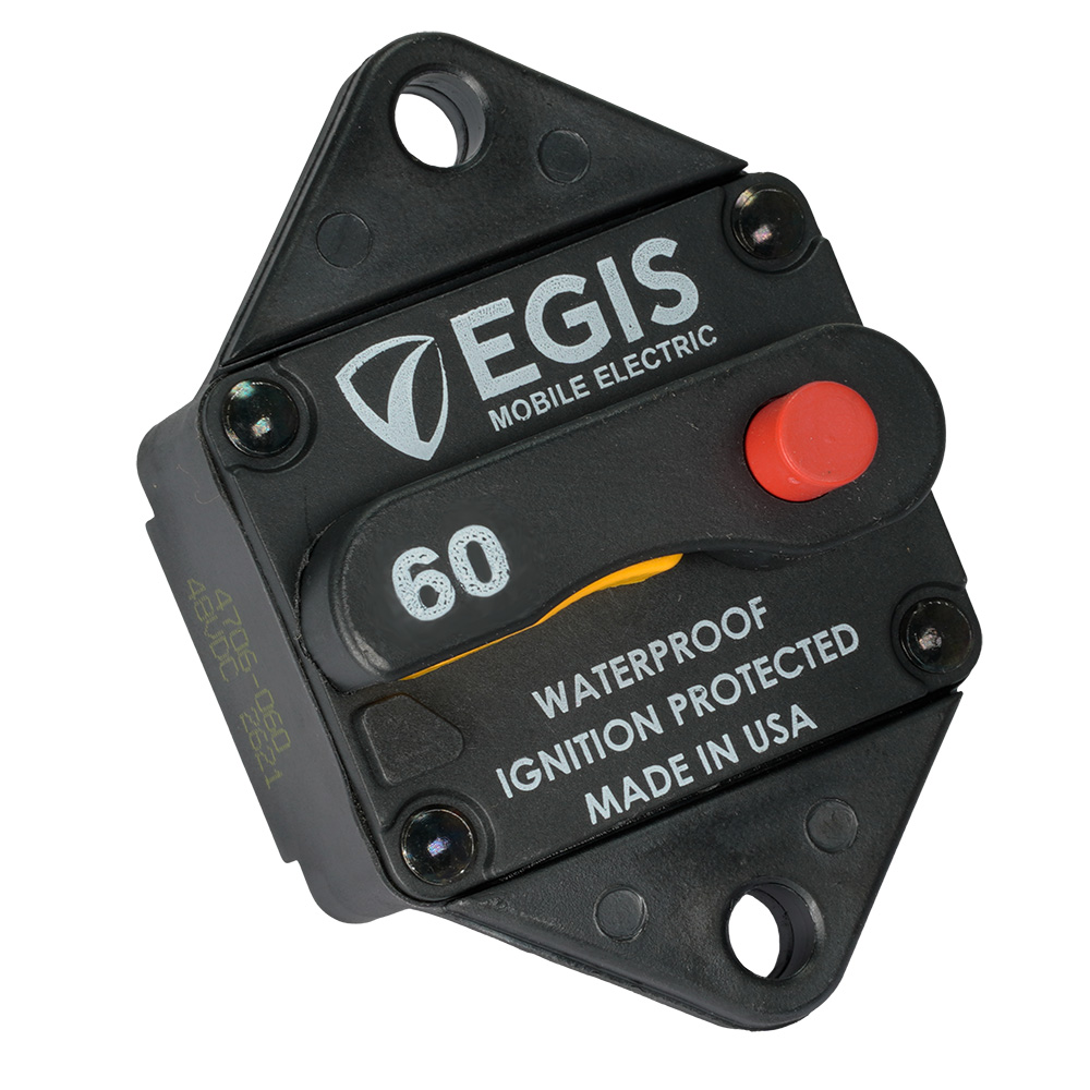 Image 1: Egis 60A Panel Mount Circuit Breaker - 285 Series