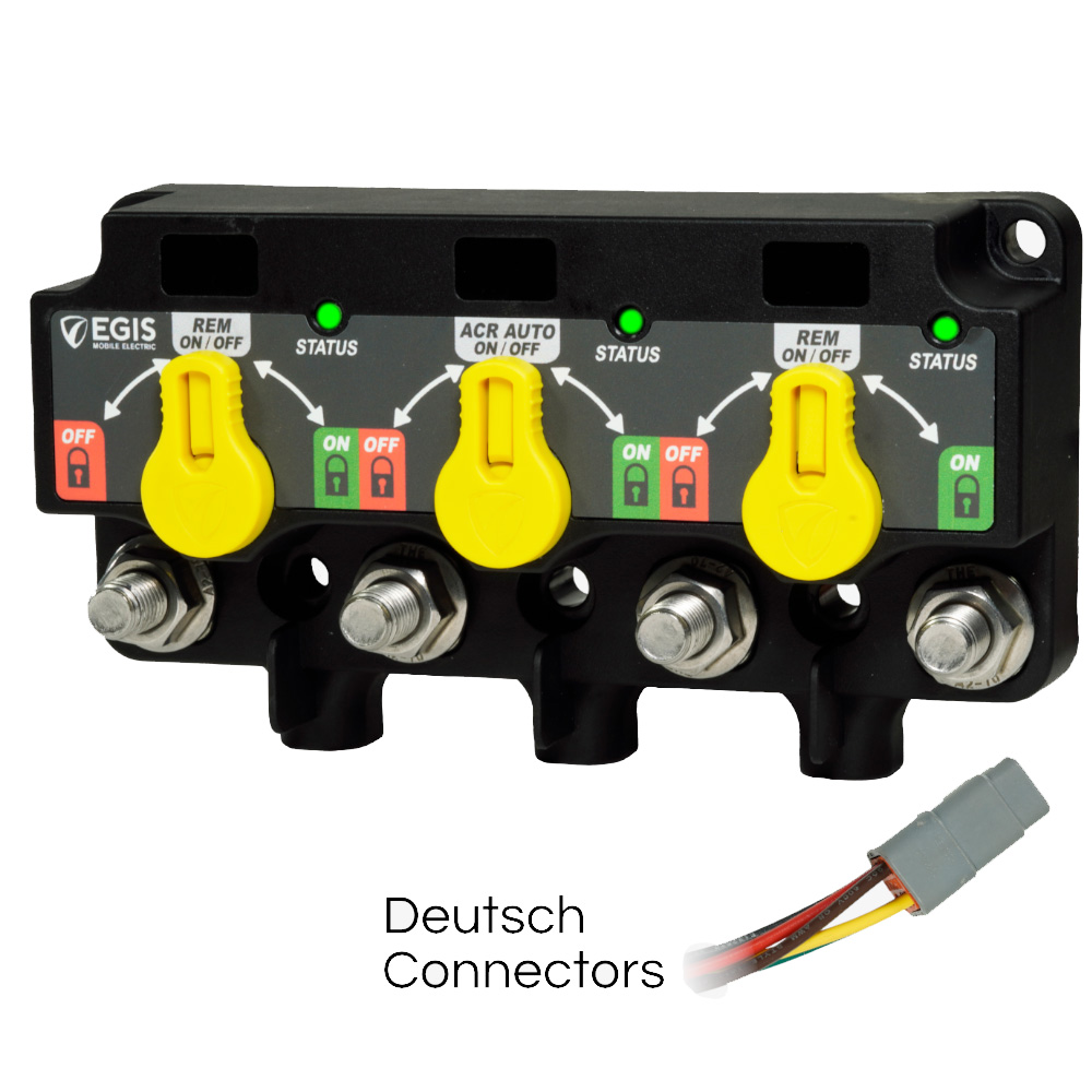 Image 1: Egis XD Series Triple Flex 2 Relay-ACR-Relay w/Knobs & 3X DTM Connector