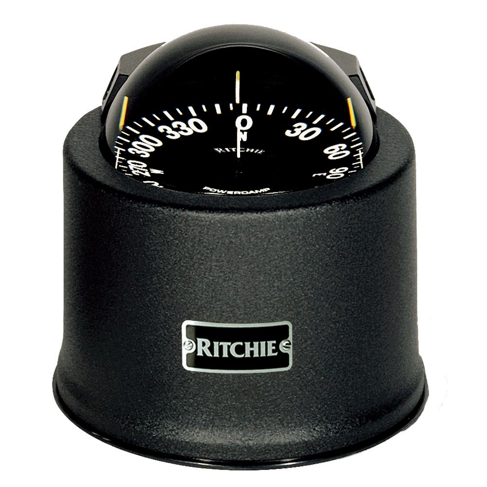 Image 1: Ritchie SP-5-B GlobeMaster Compass - Pedestal Mount - Black - 5 Degree Card 12V