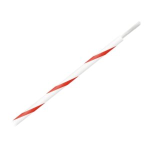 Image 1: Pacer 16 AWG Gauge Striped Marine Wire 500' Spool - White w/Red Stripe