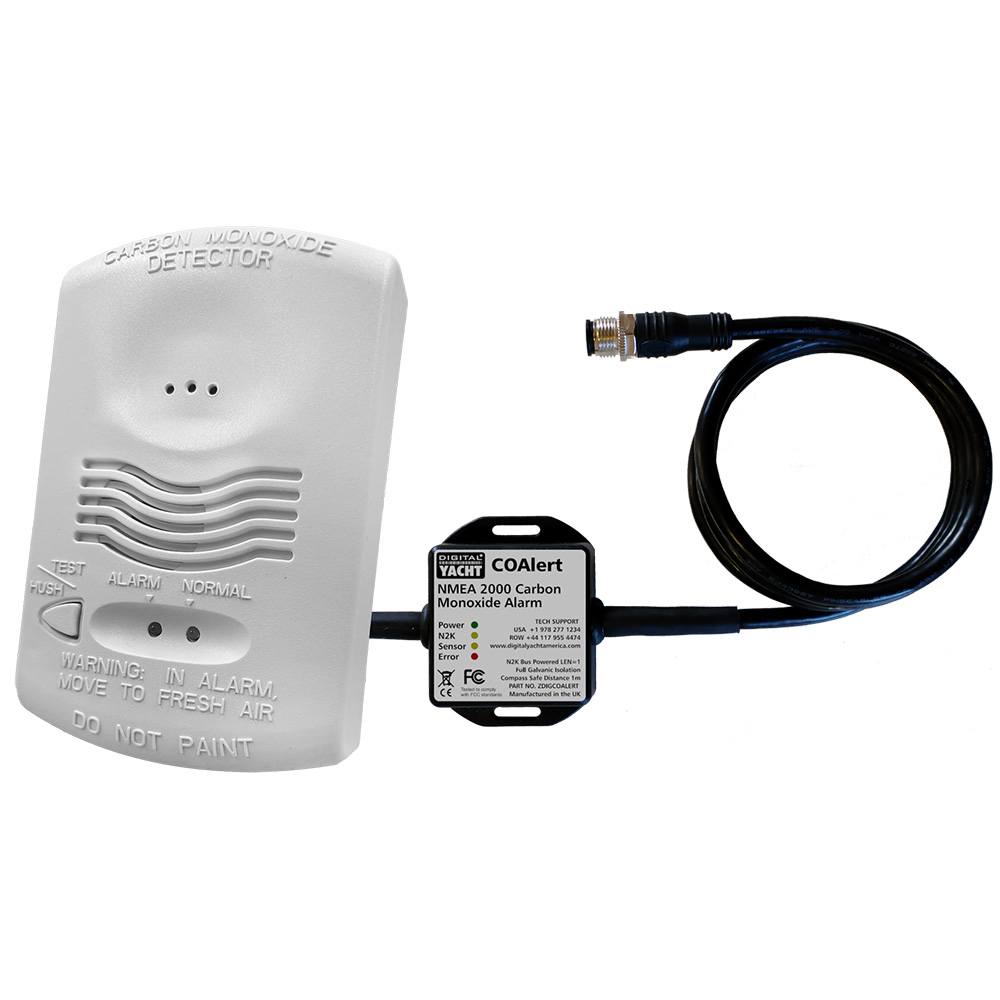 Image 1: Digital Yacht CO Alert Carbon Monoxide Alarm w/NMEA 2000