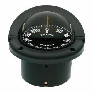 Image 1: Ritchie HF-742 Helmsman Compass - Flush Mount - Black