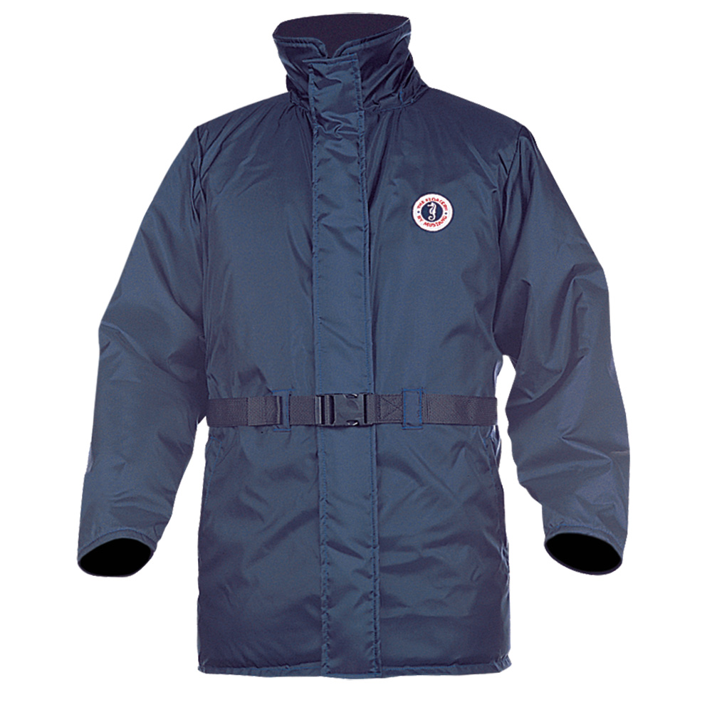 Image 1: Mustang Classic Flotation Coat - Navy Blue - Large