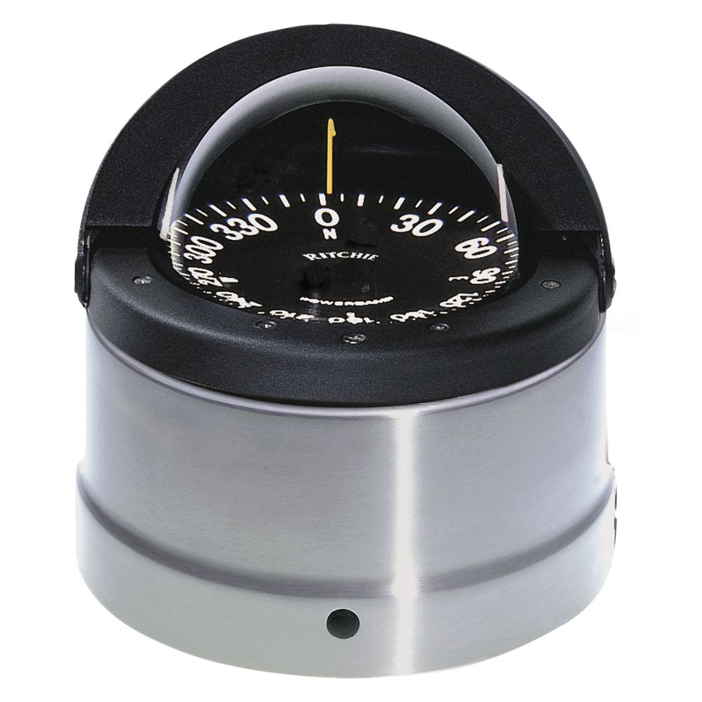 Image 1: Ritchie DNP-200 Navigator Compass - Binnacle Mount - Polished Stainless Steel/Black