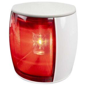 Image 1: Hella Marine NaviLED PRO Port Navigation Lamp - White Shroud - Red Lens - 3NM