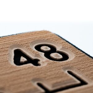 Image 1: SeaDek 48” Routed Ruler - 6mm - Brushed Texture - Mocha/Black