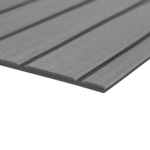 Image 1: SeaDek 40" x 80" 6mm Teak Full Sheet - Brushed Texture - Storm Grey/Dark Grey (1016mm x 2032mm x 6mm)