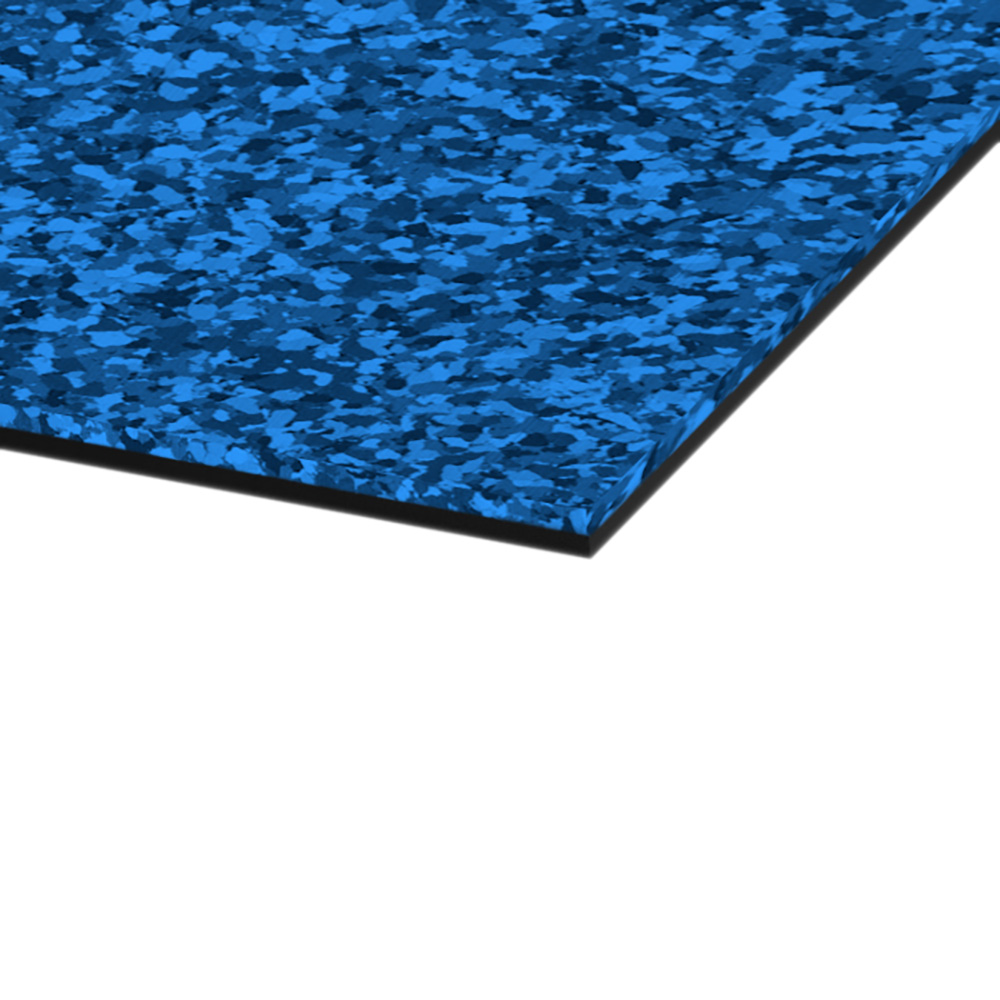 Image 1: SeaDek 40" x 80" 6mm Two Color Full Sheet - Brushed Texture - Aqua Camo/Black (1016mm x 2032mm x 6mm)