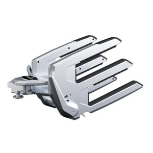 Image 1: PTM Watersports ClampForce 3.0 Clamping Wake Board Rack - Pair - Silver