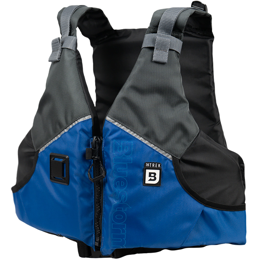 Image 1: Bluestorm Trek Adult Universal Paddling Vest - Deep Blue