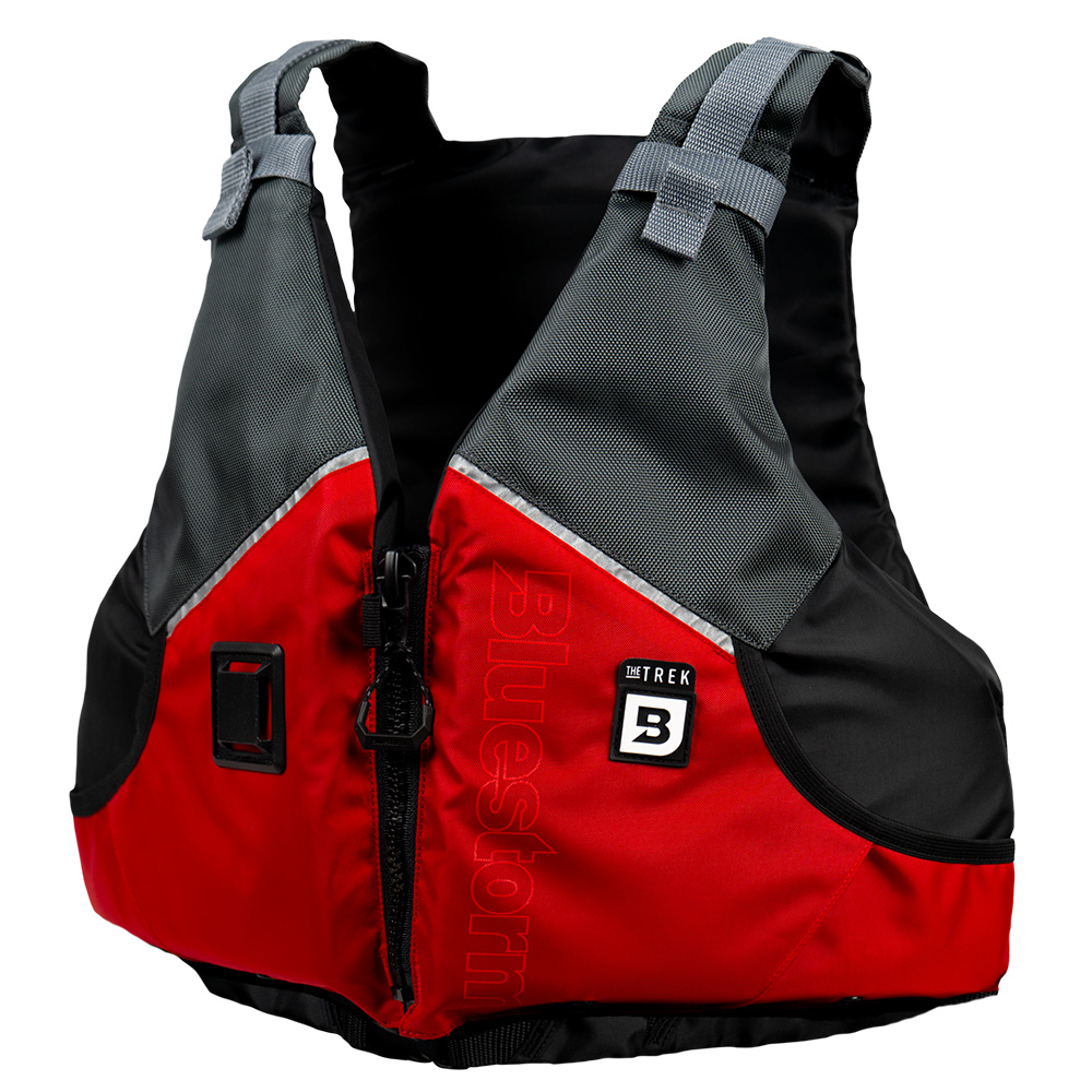 Image 1: Bluestorm Trek Adult Universal Paddling Vest - Nitro Red