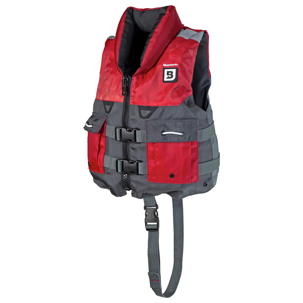 Image 1: Bluestorm Classic Child Fishing Life Jacket - Nitro Red