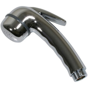 Image 1: Scandvik Euro Shower Handle - Straight - Chrome