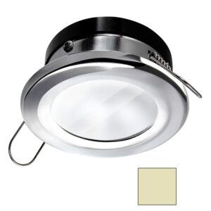 Image 1: i2Systems Apeiron A1110Z 4.5W Spring Mount Light - Round - Warm White - Polished Chrome Finish