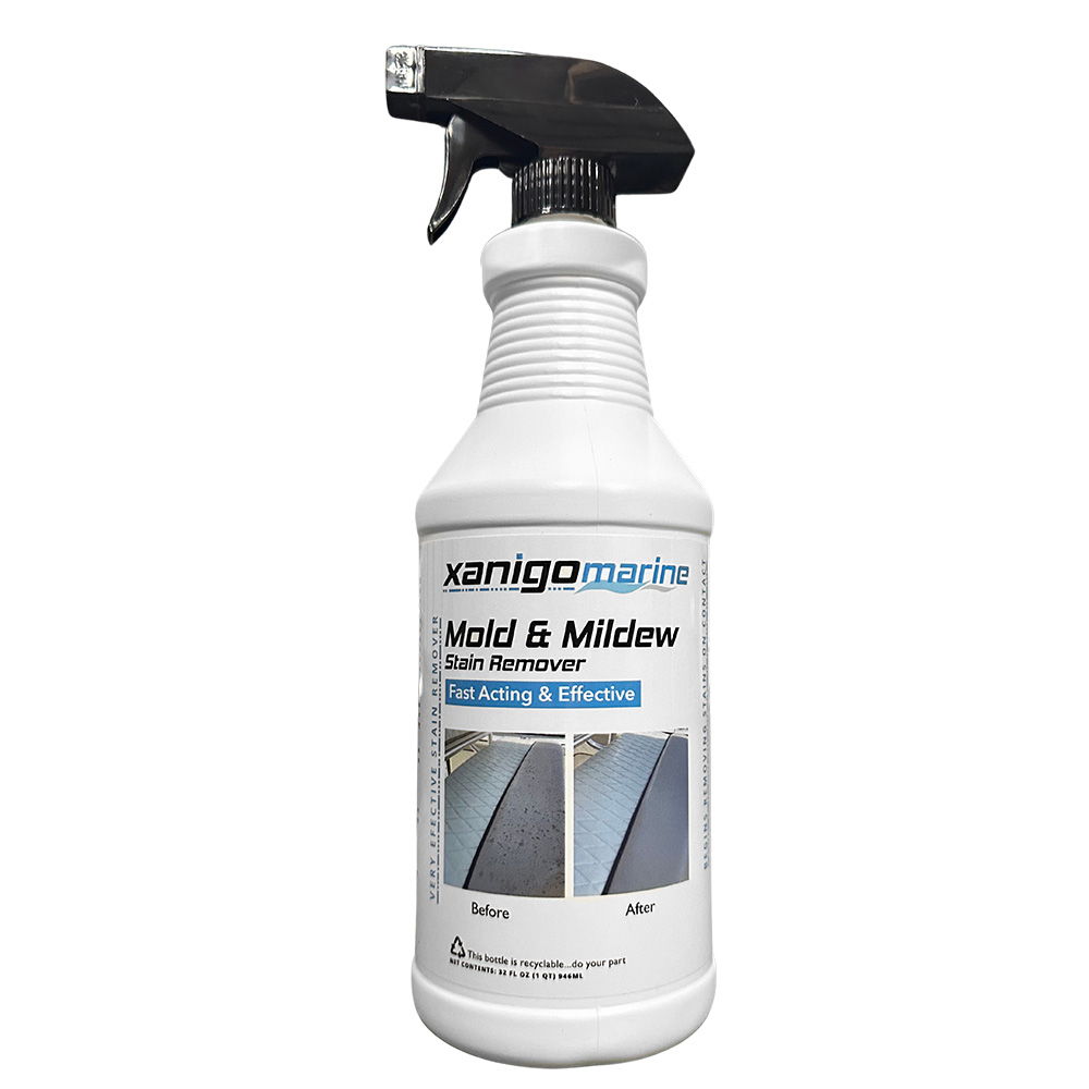 Image 1: Xanigo Marine Mold & Mildew Stain Remover - 32oz