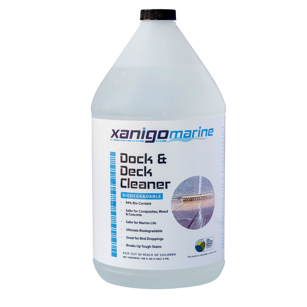 Image 1: Xanigo Marine Dock & Deck Cleaner - 1 Gallon