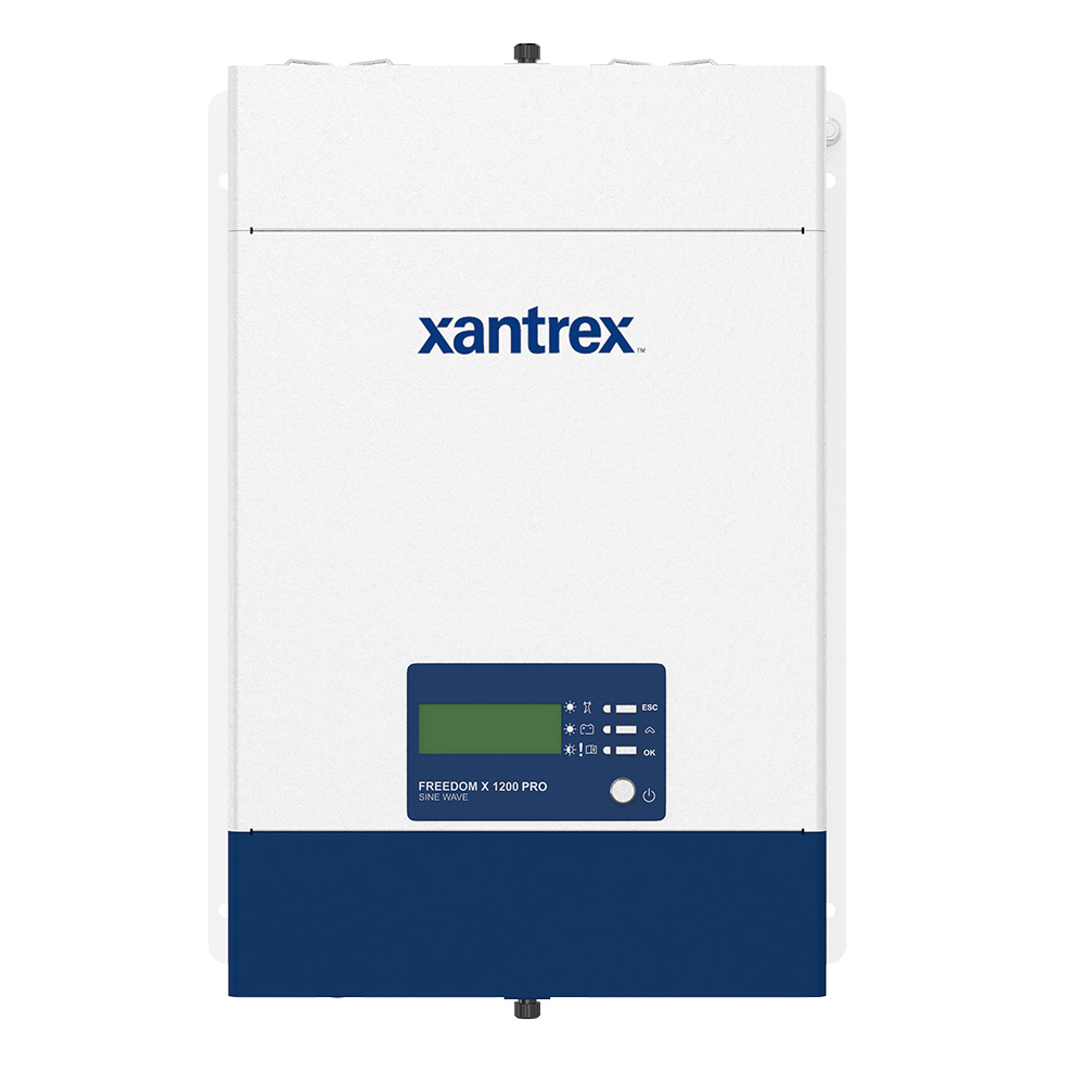 Image 1: Xantrex FREEDOM X 1200 PRO Inverter Truesine 1000W 120AC/12VDC Hardwire Transfer