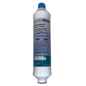 Image 1: Shurflo by Pentair City Water Entry In-Line Filter w/Garden Hose Ends