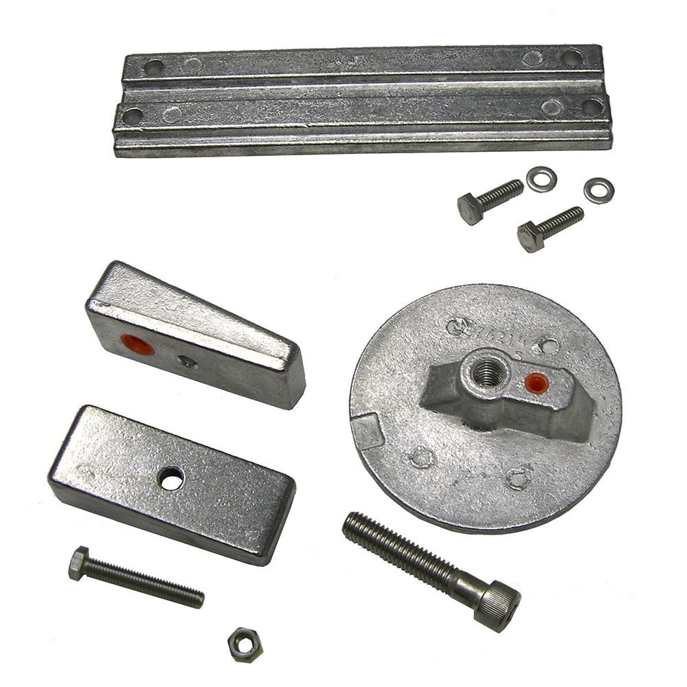 Image 1: Performance Metals Mercury Verado 4 & Optimax Complete Anode Kit - Aluminum