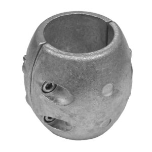 Image 1: Performance Metals 1-1/2" Streamlined Shaft Anode - Aluminum