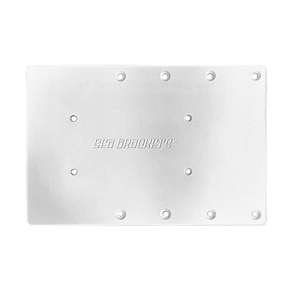 Image 1: Sea Brackets 12" Straight Trolling Motor Plate f/Garmin Force® Kraken