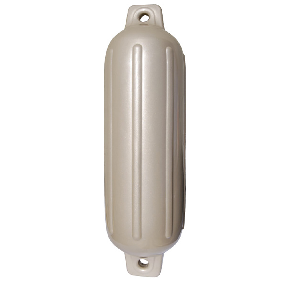 Image 1: Taylor Made Storm Gard™ 5.5" x 20" Inflatable Vinyl Fender - Aurora Gold