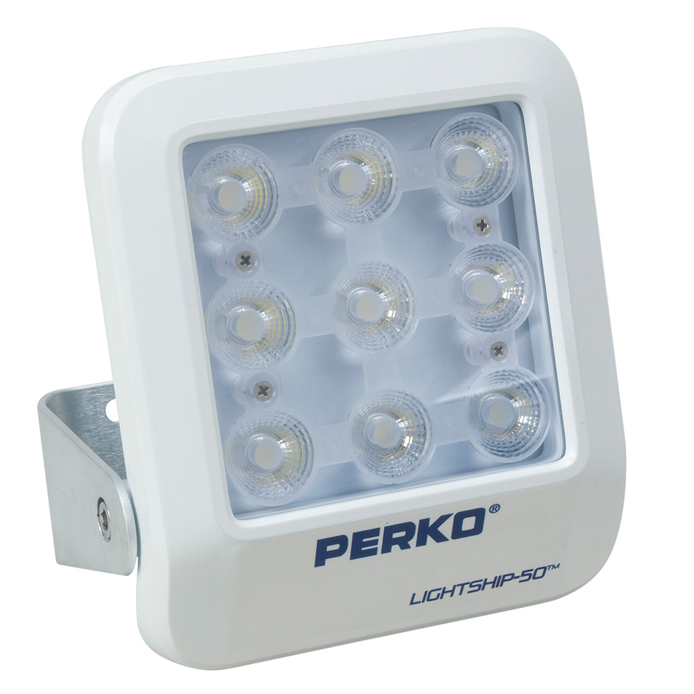 Image 1: Perko Lightship 50 LED High Performance Floodlight - 12/24V - White