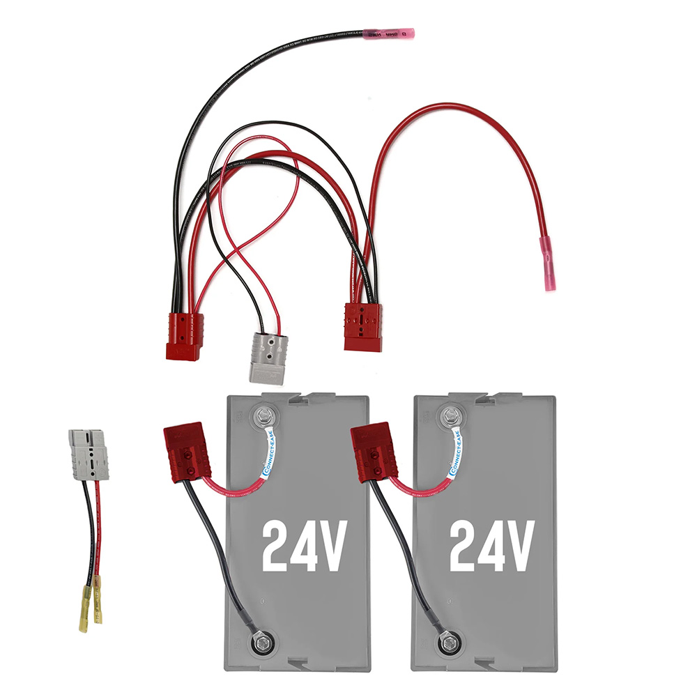 Image 1: Connect-Ease 24V Parallel Kit f/2 24V Batteries to 1 Motor