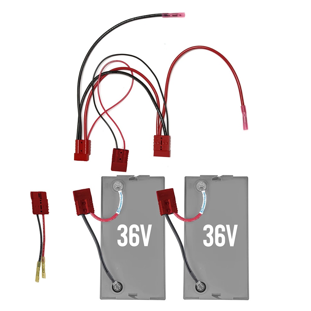 Image 1: Connect-Ease 36V Parallel Kit f/2-36V Batteries to 1 Motor