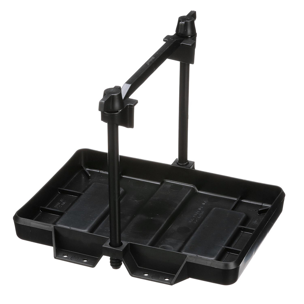 Image 1: Attwood Low Profile Group 24 Adjustable Battery Tray