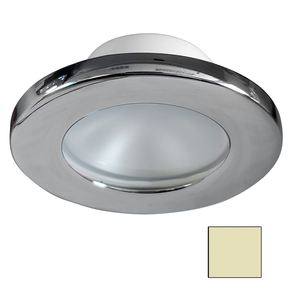 Image 1: i2Systems Apeiron 2.5W Screw Mount Light - Warm White - Polished Chrome Finish