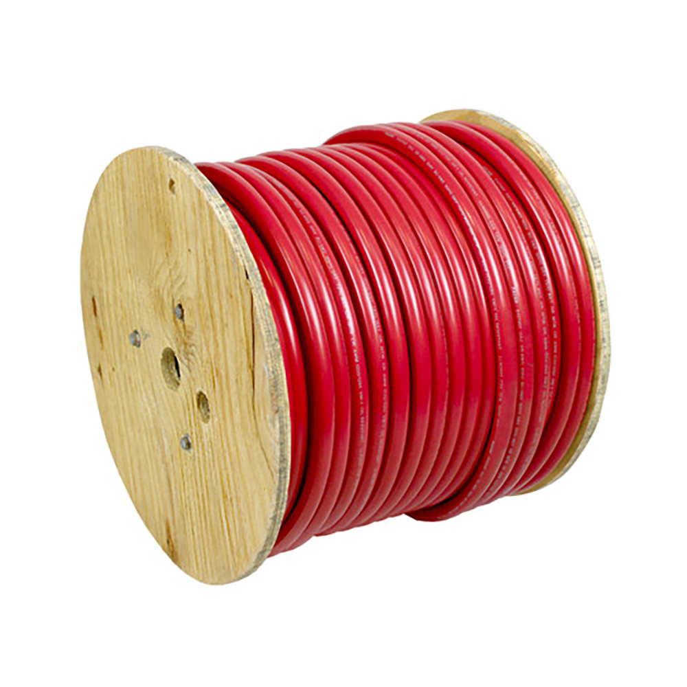 Image 1: Pacer Red 1/0 AWG Battery Cable - 250'