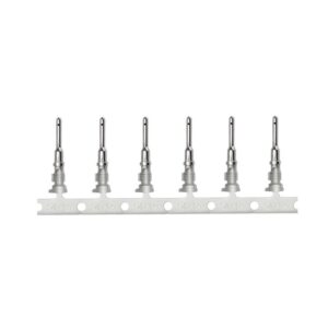 Image 1: Pacer Deutsch Stamped & Formed Contacts f/14-18 AWG Wire – Pin Cavity Style - 100 Pack
