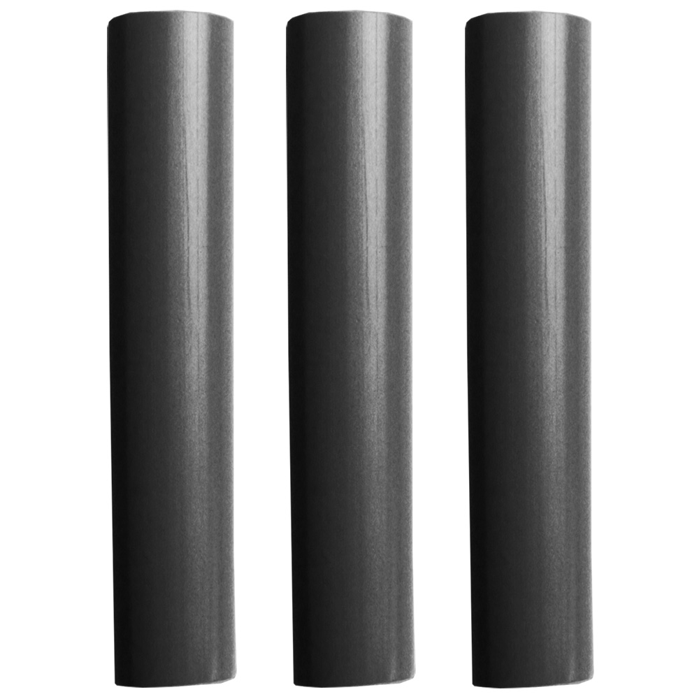 Image 1: Pacer Battery Cable Heat Shrink Tubing - 1" x 12" - Black (3-Pieces)