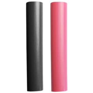 Image 1: Pacer Battery Cable Heat Shrink Tubing - 1" x 3" - Black/Red (2-Pieces Combo Pack)