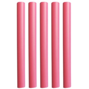 Image 1: Pacer Battery Cable Heat Shrink Tubing - 3/8" x 12" - Red (5-Pieces)