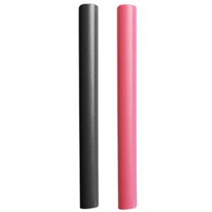 Image 1: Pacer Battery Cable Heat Shrink Tubing - 3/8" x 3" - Black/Red (2-Pieces Combo Pack)