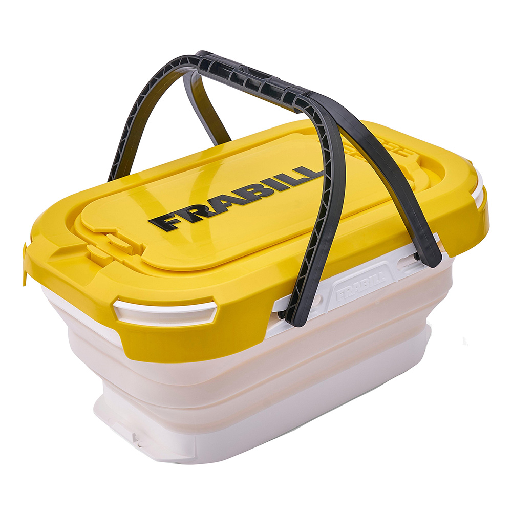 Image 1: Frabill Collapsible Bait Bucket w/Aerator