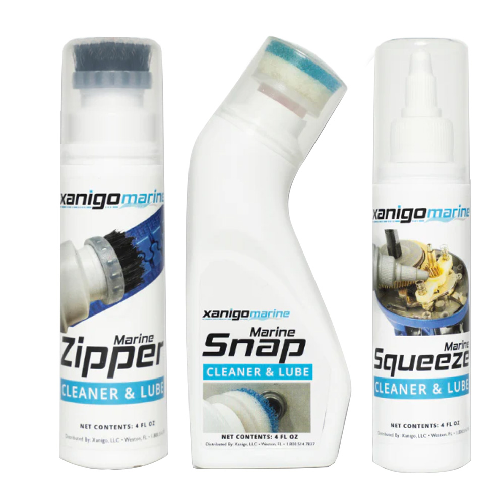 Image 1: Xanigo Marine 3-Piece Marine Zipper & Snap Lube Set