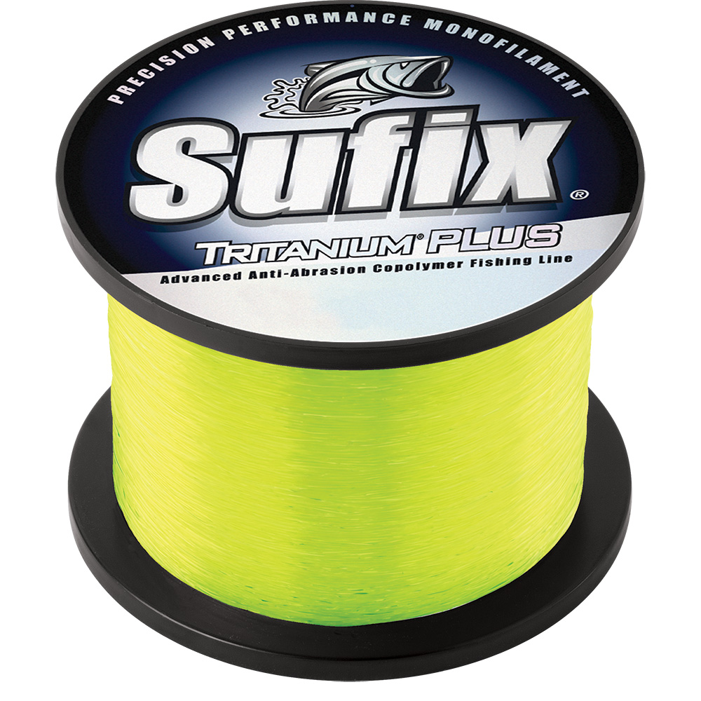 Image 1: Sufix Tritanum Plus™ - 14lb - Chartreuse - 1100 yds