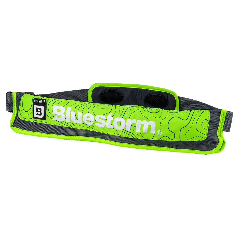 Image 1: Bluestorm Cirro 16 Manual Inflatable Belt Pack - Hi-Vis