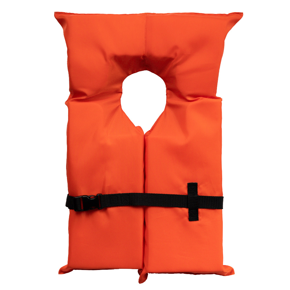 Image 1: Bluestorm Type II Adult Universal Foam Life Jacket - Orange