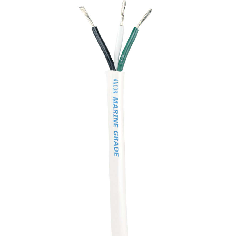 Image 1: Ancor White Triplex Cable - 14/3 - Sold by the Foot