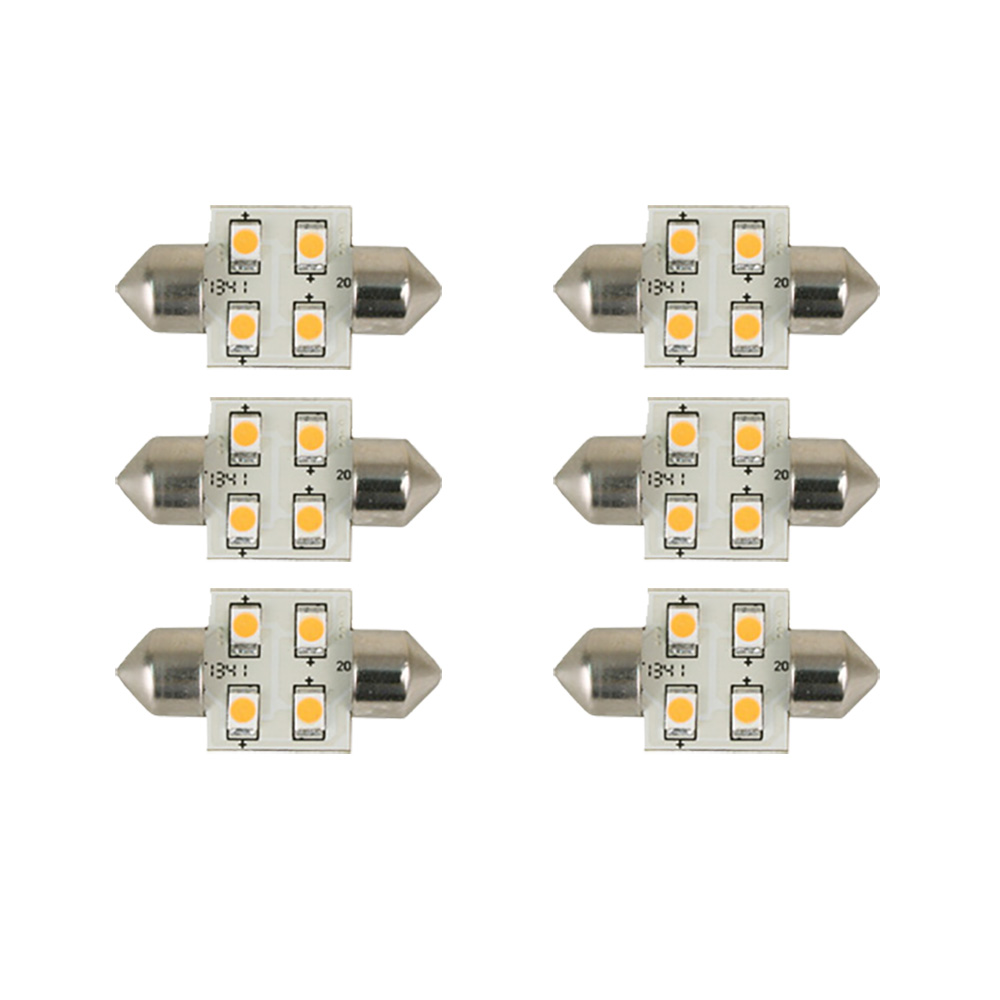 Image 1: Scandvik 41160 Bulb Warm White *6-Pack